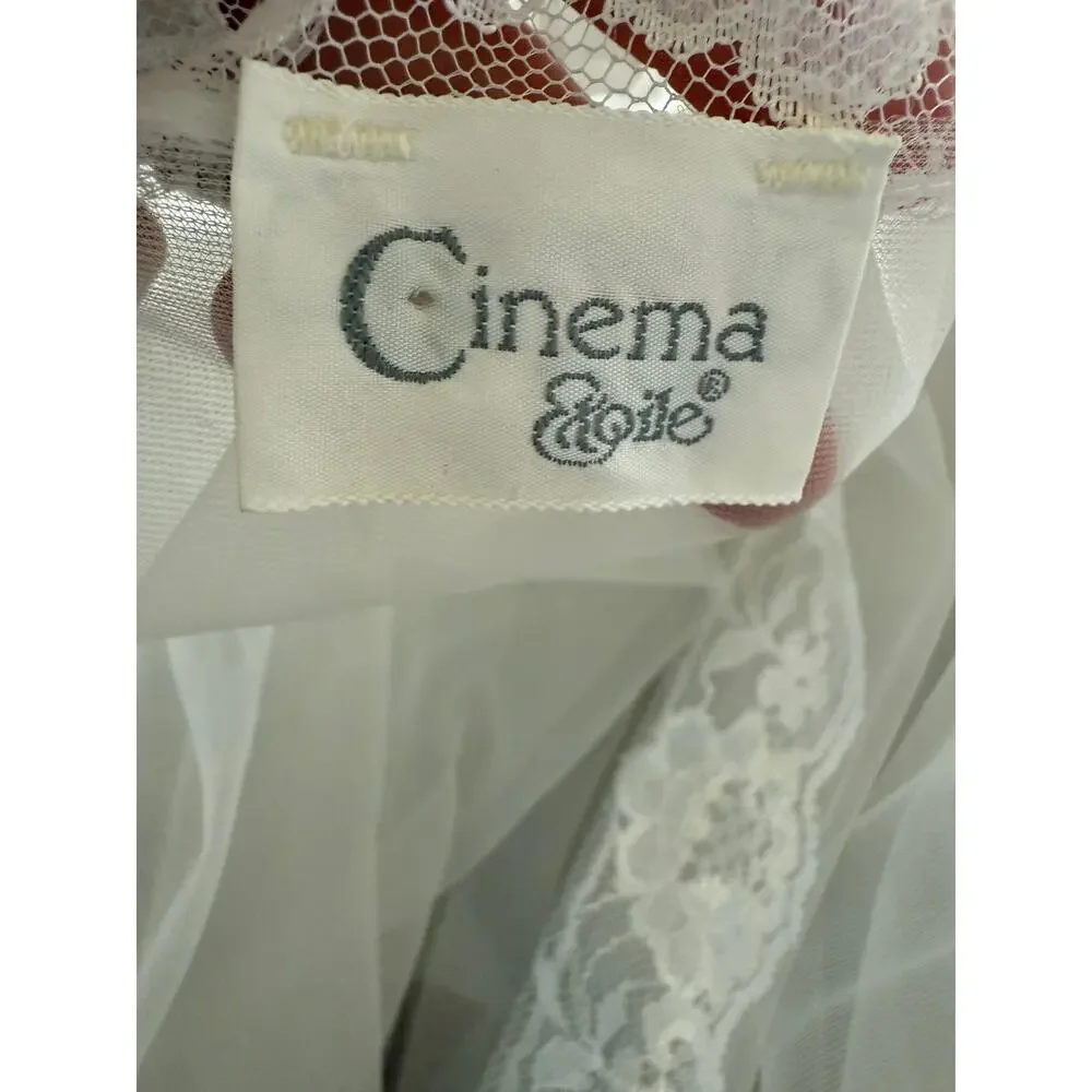 Vintage sheer white